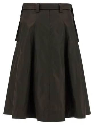 Ganni Duchesse Skirt - Black