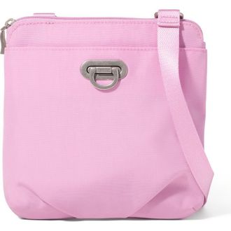 Baggallini Coastal Flip Lock Mini Crossbody in Hibiscus Pink at Nordstrom
