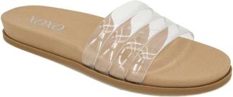 xoxo Womens Xoxo Jolee XO221275 Sandals Clear Puffy Footbed Slide ZAP1056