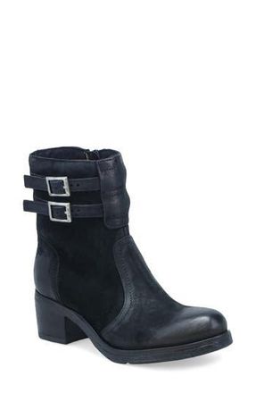 Miz Mooz Stellar Dual Buckle Bootie in Black at Nordstrom Rack, Size 38