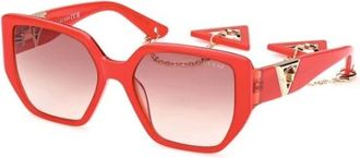 Guess Authentieke Stijlvolle Brillen met Topkwaliteit - unisex - Zonnebrillen - Rood - 55 MM - Accessoires