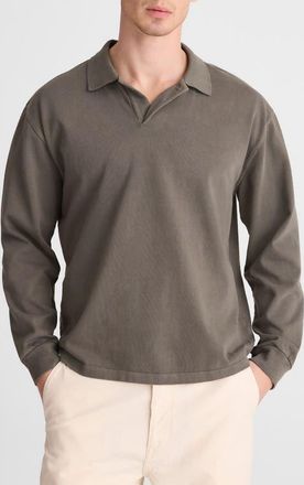 Madewell Compact Knit Polo in Olive Slate at Nordstrom, Size X-Large