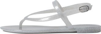 Stuart Weitzman Womens Summer Jelly Sandal In Silver