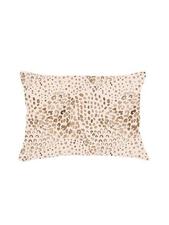 Anaya with Love Brown Cheetah Velvet Pillow with Down Alternative Insert at Nordstrom, Size 14X20