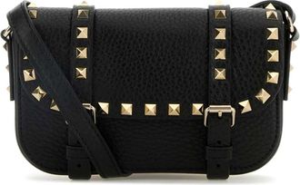 Valentino Garavani Rockstud Crossbodytas - Dames - Schoudertassen - Zwart - ONE Size - Leer - Tassen