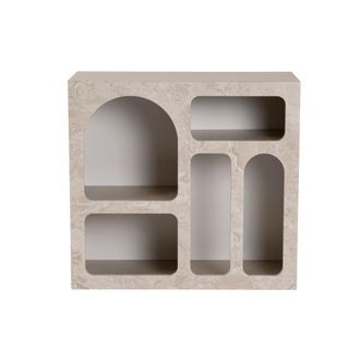 Calicosy Estanter&iacute;a con 5 nichos l 80 cm - travertino