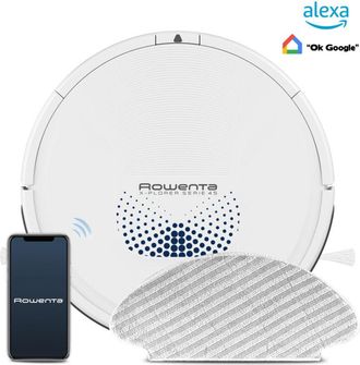 Rowenta X-plorer Serie 45 Rr8277 Aspiradora Robotizada 0,44 L Sin Bolsa Blanco