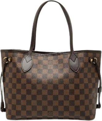 Louis Vuitton Pre-owned Tote Bags, female, Brown, Size: ONE SIZE Pre-owned Neverfull PM Damier Tote Bag