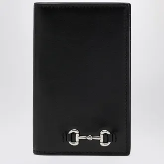 Gucci Black long cardholder with Horsebit