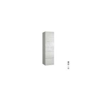 OEM Colonna Con Un Anta Dx H124 Mod. Unika Misura: 35x32,5xh.124 Olmo Cemento
