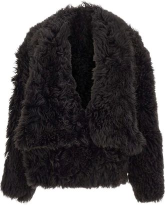 7 For All Mankind Dames, Jassen, Zwart, Maat: XS Leer