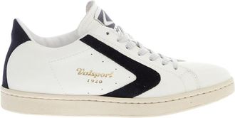 Valsport Witte Blauwe Sneakers voor Vrouwen - Dames - Sneakers - Wit - 36 EU - Leer - Schoenen