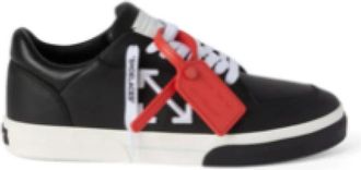 Off-white Schoenen, Heren, Zwart, 40 EU, Vulcanized Lage Sneakers