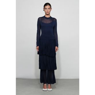 Et Ochs Anslie Knit Midi Dress in Midnight at Nordstrom, Size X-Small