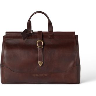 Brunello Cucinelli Calfskin bag in Burgundy at Nordstrom