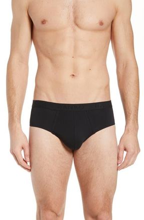Hanro Cotton Essentials Cotton Brief in Black at Nordstrom, Size Xx-Large