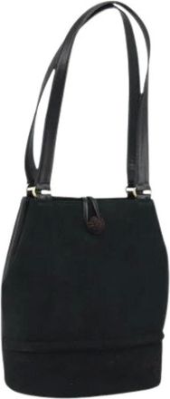 Burberry Pre-owned Shoulder Bags, female, Black, Size: ONE SIZE Pre-owned Vintage Tote Bag