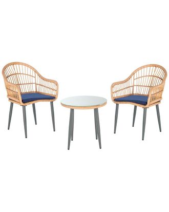 Safavieh Berlen Outdoor 3Pc Lounger Set