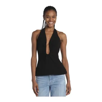 Misha Collection Alusia Top - female - Misha - Sleeveless Tops - Black - S - Tops