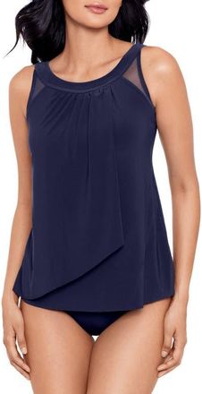 Miraclesuit Illusionists Ursula Underwire Swim Top in Midnight Blue at Nordstrom, Size 10