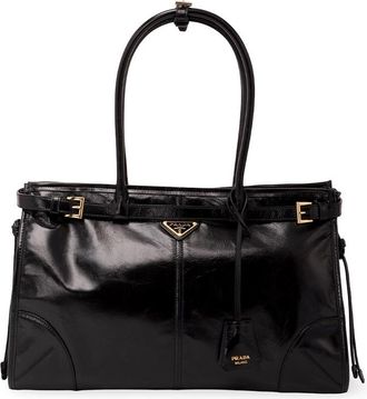 Prada Prada Bonnie Large Leather Bag