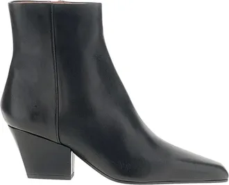PARIS TEXAS Schoenen, Dames, Zwart, 37 1/2 EU, Leer, Jane Enkellaarsjes