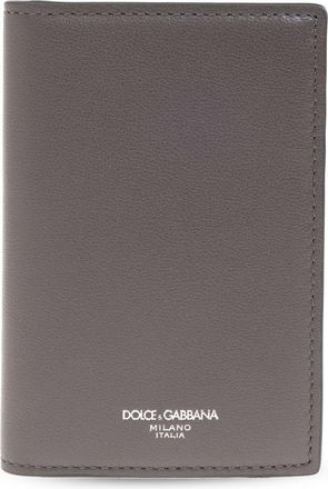 Dolce & Gabbana Portacarte in pelle - Grigio