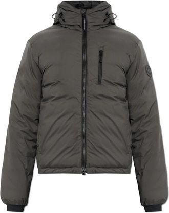 Canada Goose Lodge Down Jacket - Heren - Gewatteerde jassen - Grijs - XS - Leer - Jassen