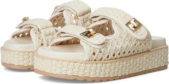 Steve Madden Bigschmona Womens Sandals Bone : 5.5 M, Suede