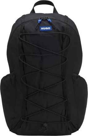 HUGO BOSS Vytal R Rope Rugzak - Heren - Rugzakken - Zwart - ONE Size - Polyester - Tassen