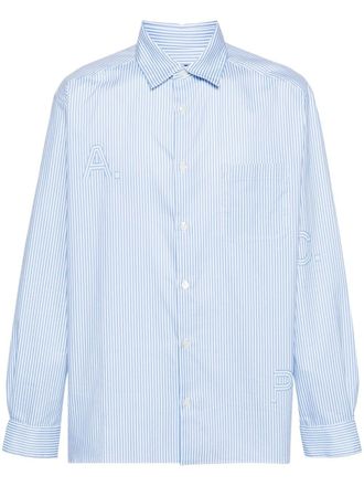 A.P.C. Malo striped shirt - Blue