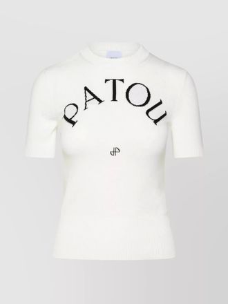 Patou slim-fit cotton-blend t-shirt