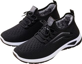 Generic Running Shoes Womens, Platform Trainers for Women, Womens Summer New Breathable Trainers - Trendy Versatile Sports Shoes for Women Black