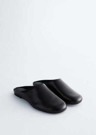 & Other Stories sabot in pelle nero
