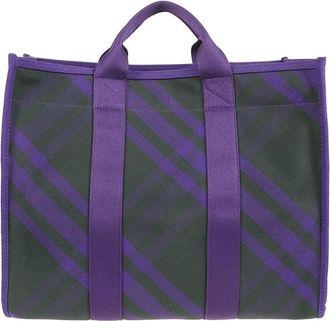 Burberry Canvas Check Tote