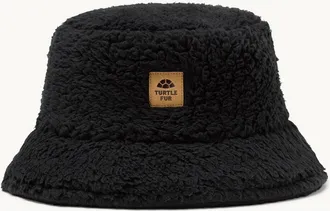 Turtle Fur Stomp Fleece Bucket Hat in Black at Nordstrom