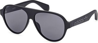 adidas OR0059 01A Mens Sunglasses Black Size 57