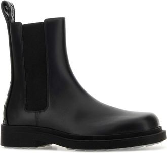 Bottega Veneta Mens Ben Chelsea Boot Black Calf