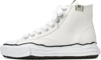 Miharayasuhiro PETERSON OG Sole Canvas High-top Sneaker White A01FW701-WHT