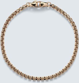 David Yurman 18kt gold chain bracelet