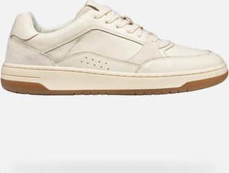 Geox Scarpe Sedral Court Uomo Bianco Latte/beige