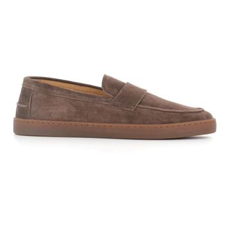 Henderson Loafers, male, Brown, Size: 8 1/2 US Light Brown Slip-On Suede Sandals