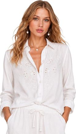 Calypso St. Barth Lucille Top in White at Nordstrom, Size X-Small