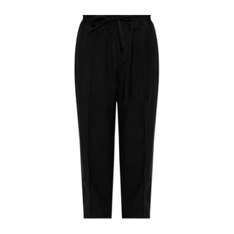 Valentino Garavani Heren, Broeken, Zwart, Maat: XL Wol