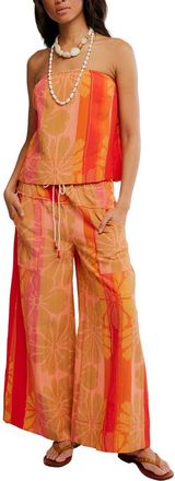 Free People Devella Tube Top & Pants Set in Summer Combo at Nordstrom, Size X-Small