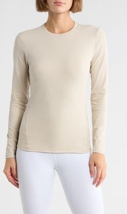 Yogalicious Ultra Lush Zena Fitted Long Sleeve T-Shirts in Shadow Rock at Nordstrom Rack, Size X-Small