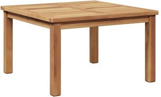 vidaXL Mesa de Café Marrón 60 x 60 x 36 cm Madera de teca maciza Vidaxl