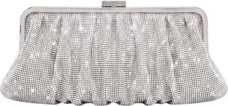 Twentyfourhaitch Pochette Strass Carena - - Bags - Donna - Grigio - ONE SIZE