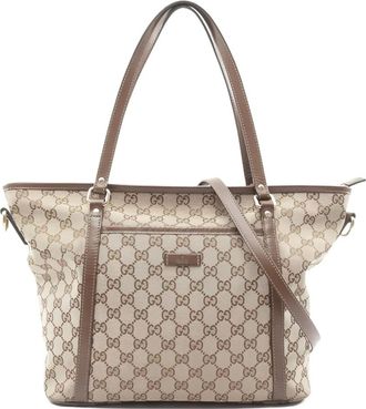 Gucci Borsa a spalla in tela GG anni 2000 - Toni neutri