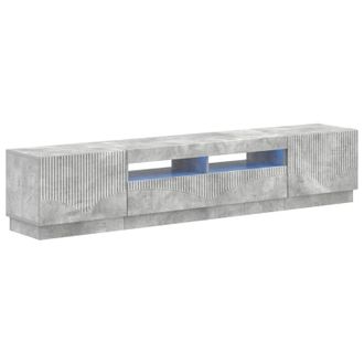 vidaXL Cabinet De Tv Led De 5 Piezas Gris Hormig&oacute;n Vidaxl